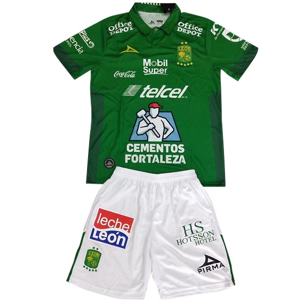 Camiseta Club León 1ª Niños 2018/19 Verde